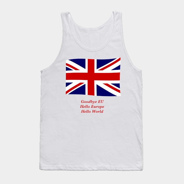 Goodbye EU Tank Top by davidroland